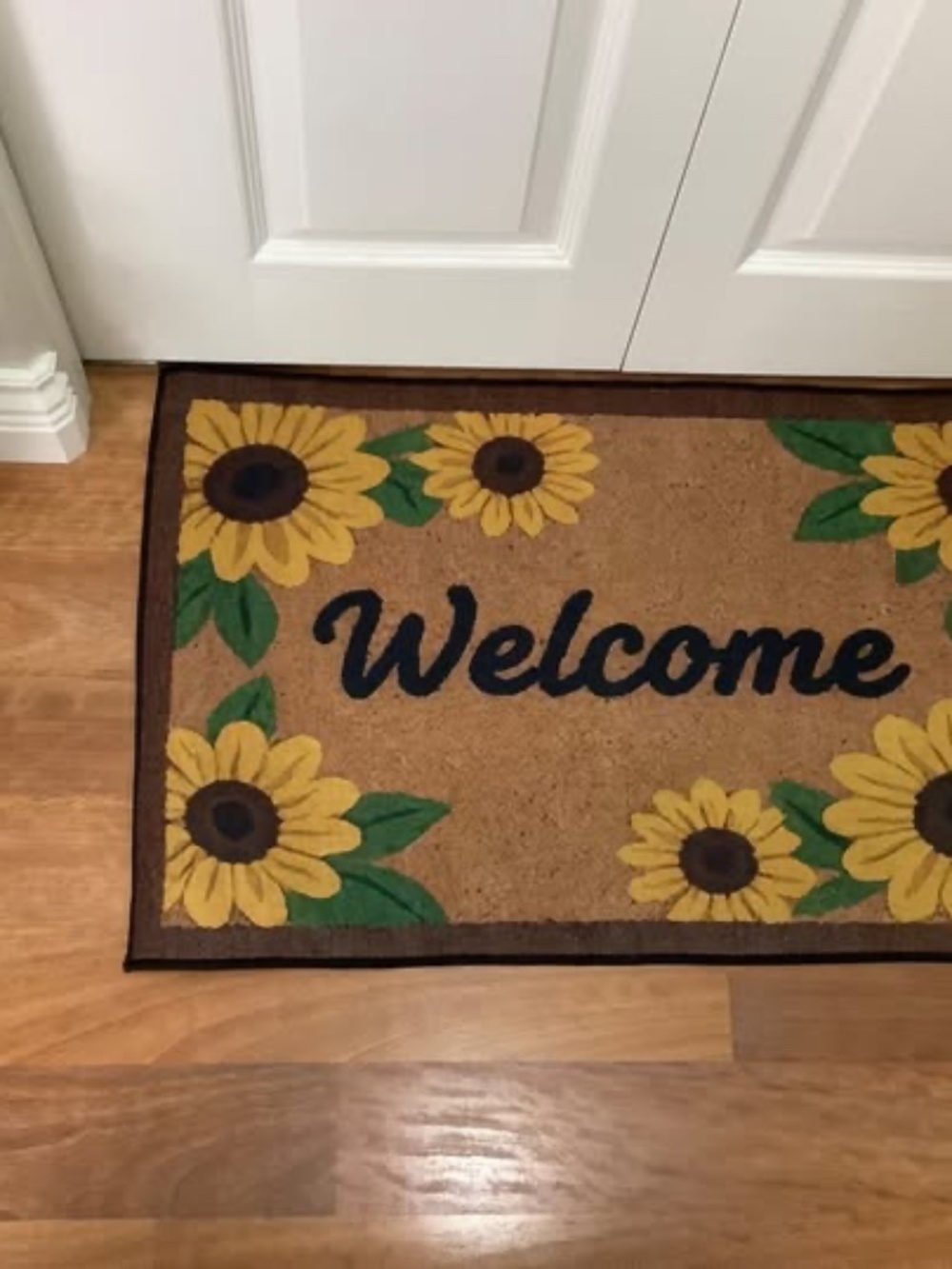 NEW Sunflowers Welcome Mat 20 x 32 inches
